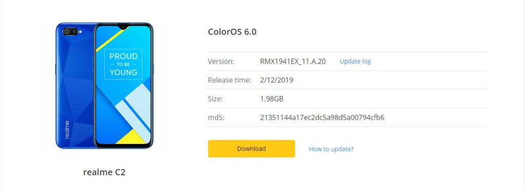 Realme C2 November Security Patch Update Started Rolling Out - Realme Updates