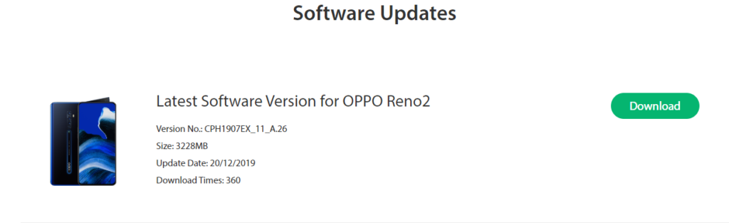 Oppo Reno 2 December Security Patch Update Rolling Out - Realme Updates