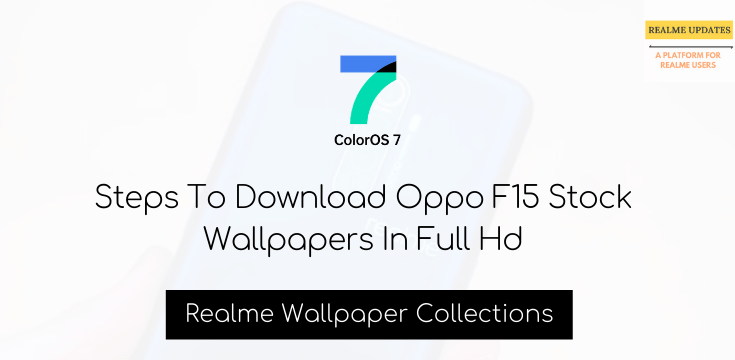 Download Oppo F15 Stock Wallpapers In Full Hd - Realme Updates