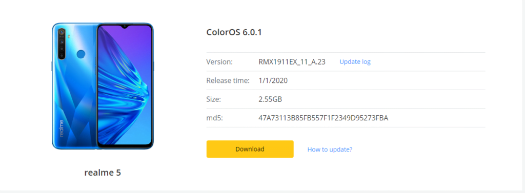 Realme 5 December Security Patch Update Rolling Out | RMX1911EX_11_A.23 | Realme Updates