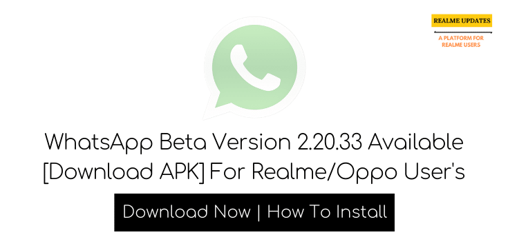 WhatsApp Beta Version 2.20.33 Available [Download APK]