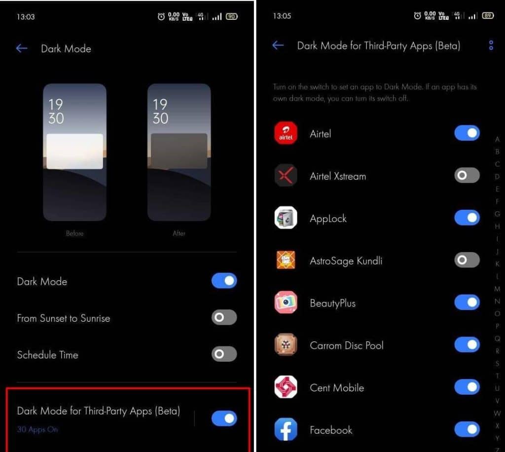 How to Enable Dark Mode on Realme UI - Realmi Updates