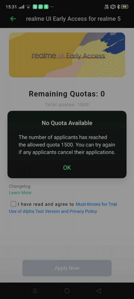 (Quota Over) Hurry Up Realme UI Update Early Access Open For Realme 5s Users [RMX1911EX_11_C.33]