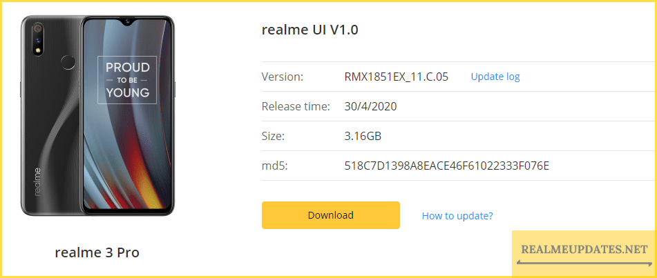 Realme 3 Pro C.06 June 2020 Security Patch Update Brings New Solar Charging Animation, Realme Paysa & More [RMX1851_11_C.06] - Realmi Updates