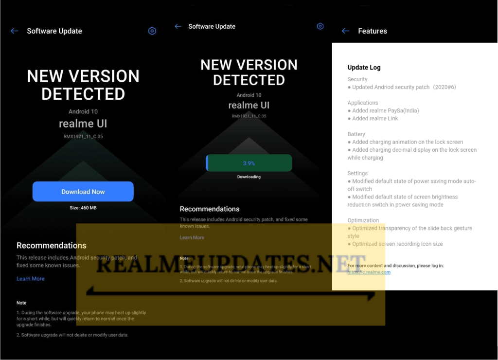 Realme XT C.05 June 2020 Security Patch Update Software Update Screenshot [RMX1921_11_C.05] - Realme Updates.png
