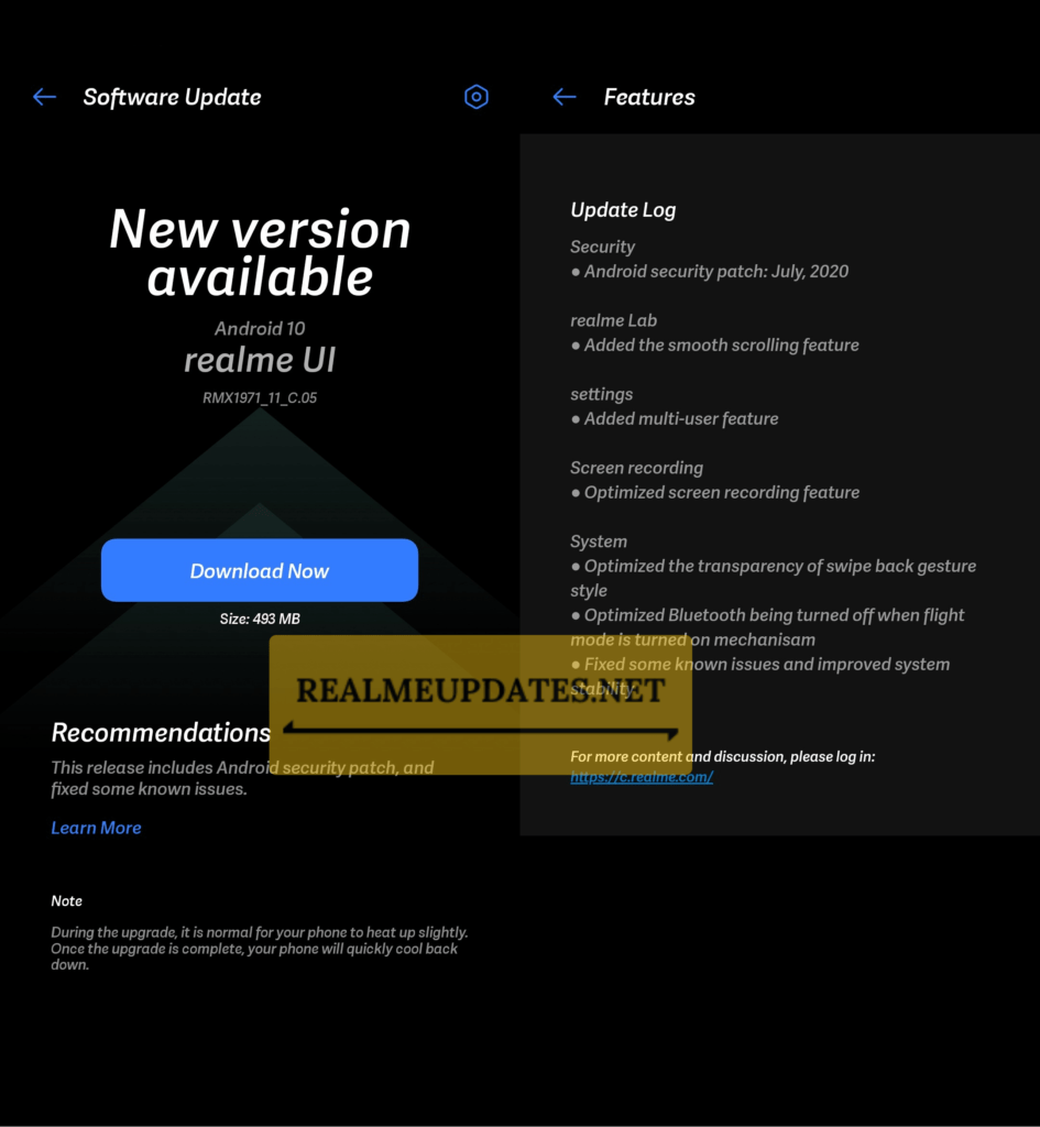 Realme 5 Pro July 2020 Security Patch Update Brings New Android Security Patch, Smooth Scrolling, Multi-user Feature and Much More [RMX1971EX_11.C.05] - Realmi Updates
