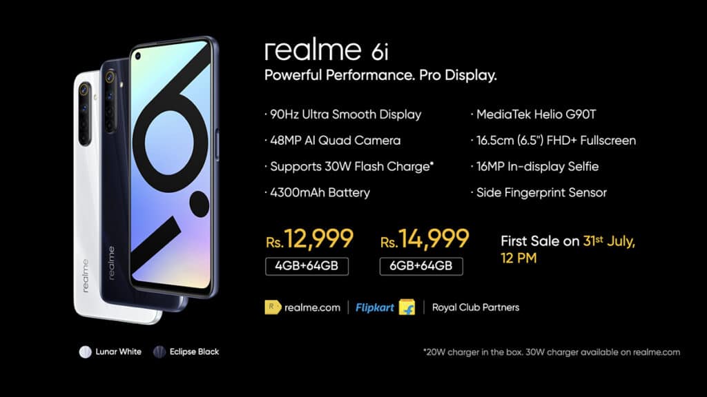 Finally, Realme 6i Launched In India: Specification, Features, Availability, Price in India & Much More - Realme Updates