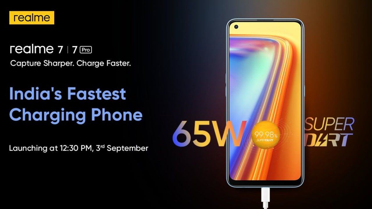 How To Watch Realme 7 Series Launch Event Live Stream on 3rd September, 12.30 PM - Realme Updates