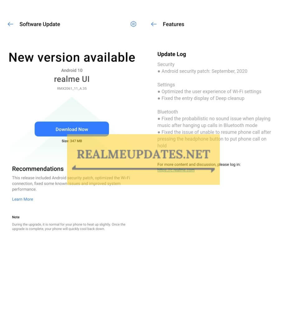 Realme 6 Pro September 2020 Update Screenshot - Realme Updates.png