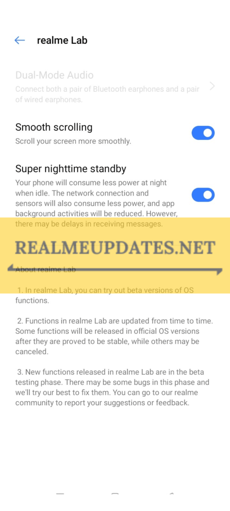 [A.43] Realme Narzo 10A August 2020 Security Patch Update In India Brings August Android Security Patch, Super Nighttime Standby, Smooth Scrolling Feature, OTG Switch Toggle & More [Download Link] - Realmi Updates
