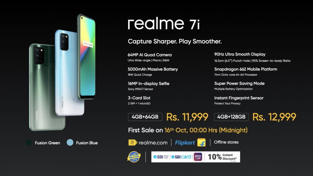 Finally, Realme 7i Launched In India: Specification, Features, Availability, Price in India & Much More - Realme Updates
