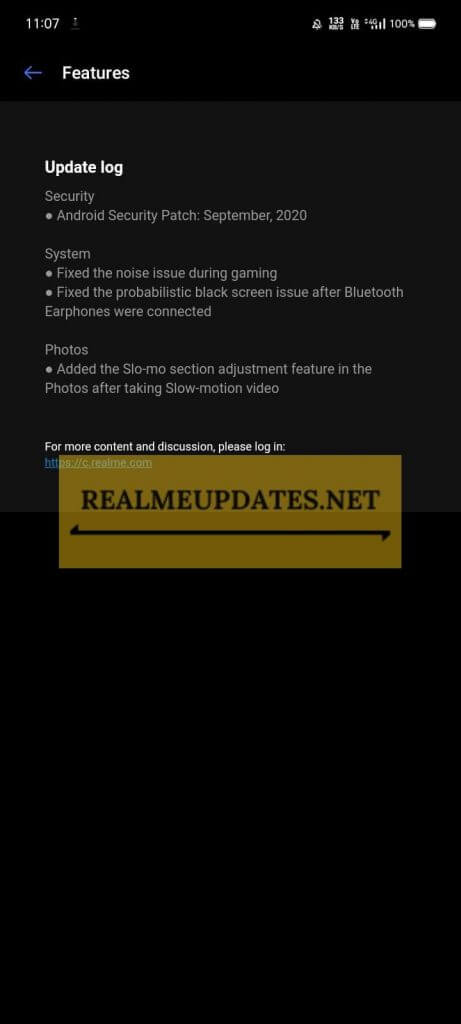 Realme Narzo 10A October 2020 Update - Realme Updates