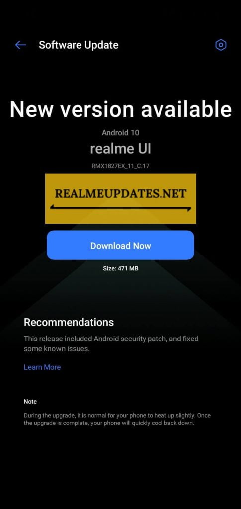 [C.17] Realme 3i November 2020 Update Released In India Brings November 2020 Android Security Patch, New Features For Eye Comfort & Screenshot & More [Download Link] - Realme Updates