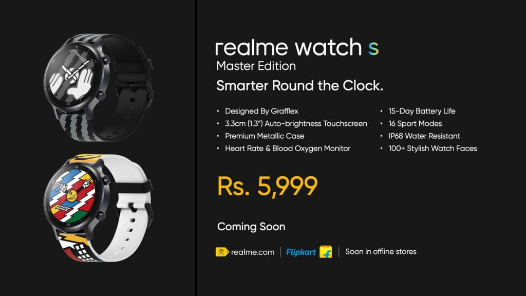 Realme Watch S Master Edition Pricing - Realme Updates