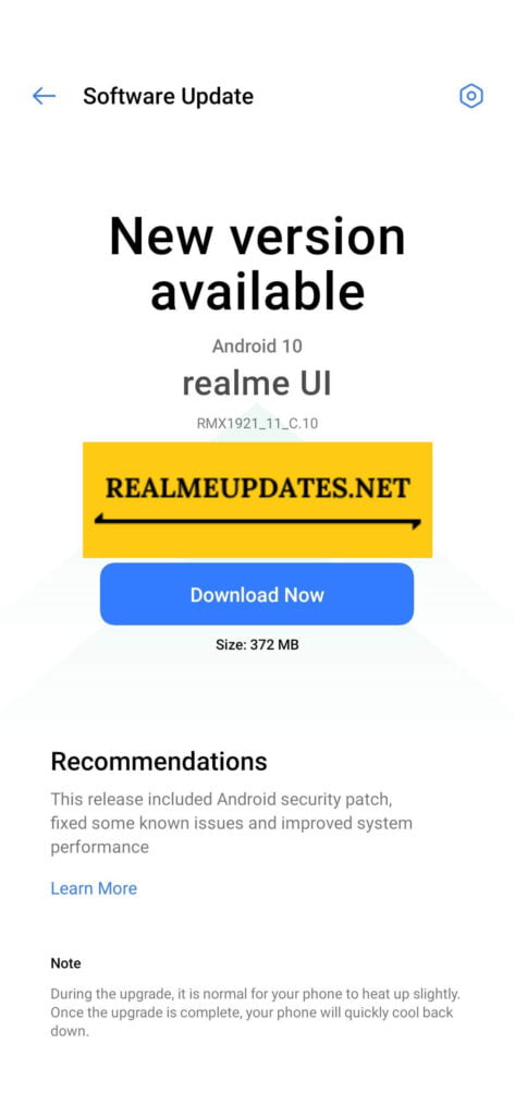 Realme XT January 2021 Security Update Screenshot - RealmeUpdates.Net.jpg