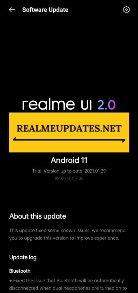 Realme X2 Pro Realme UI 2.0 Android 11 Beta 3 Update Screenshot - RealmeUpdates.Net