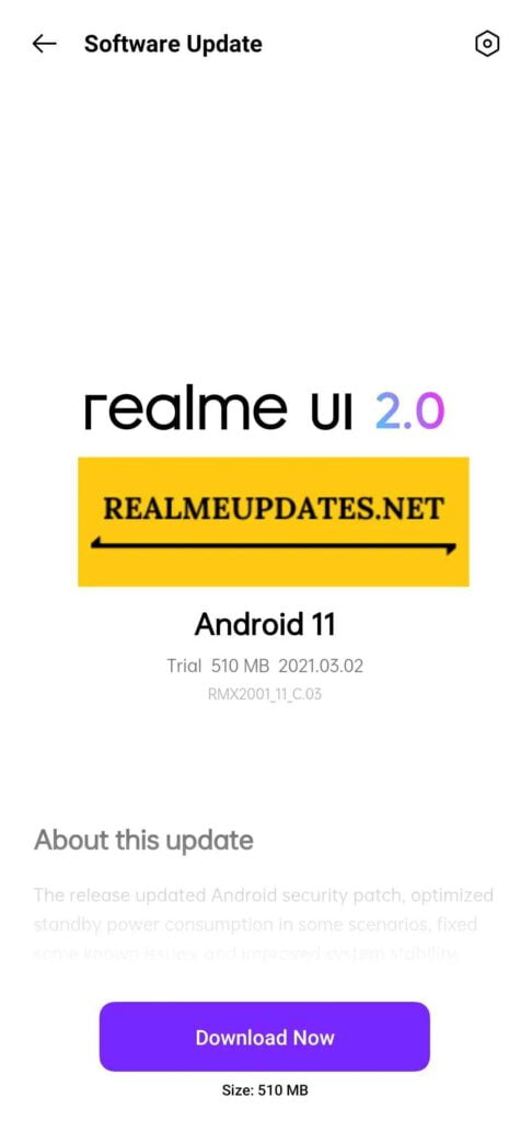 Realme 6 Realme UI 2.0 Android 11 Beta 3 Update Screenshot - Realme Updates