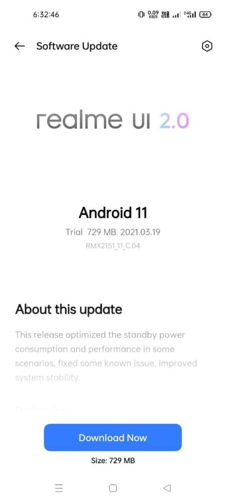 Realme 7 Realme UI 2.0 Android 11 Beta 3 Update Screenshot - RealmeUpdates.Net