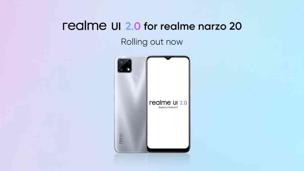 Realme Narzo 20 Stable Android 11 Update Based On Realme UI 2.0 Started Rolling Out - RealmeUpdates.Net