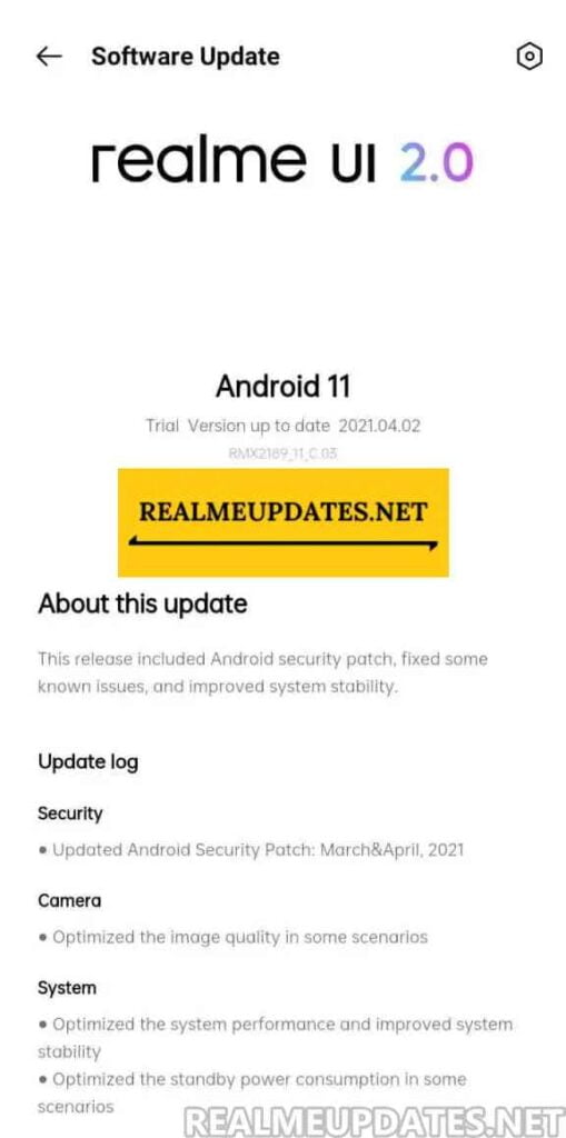 Realme C15 Realme UI 2.0 Beta 2 Update Screenshot - Realme Updates