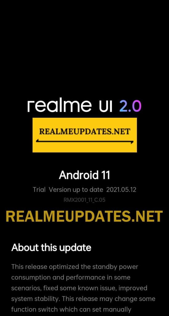Realme 6 Realme UI 2.0 Android 11 Beta 5 Update Screenshot - Realme Updates