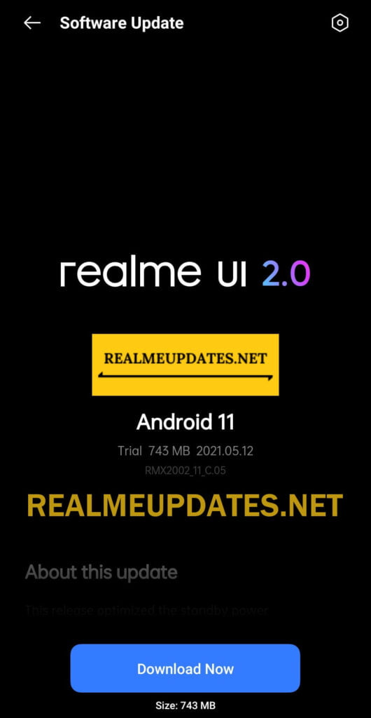 Realme 6i Realme UI 2.0 Android 11 Beta 3 Update Screenshot - Realme Updates