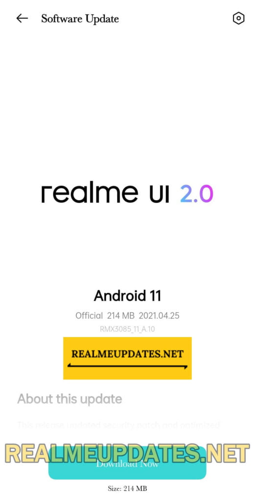 [A.11] Realme 8 April 2021 Security Update Released Brings March & April 2021 Security Patch, Improved Fingerprint, Optimized Camera, & More - Realmi Updates