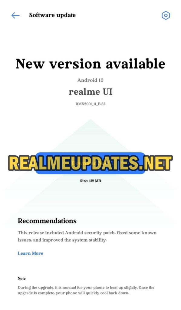 Realme 6 June 2021 Update Screenshot - Realme Updates