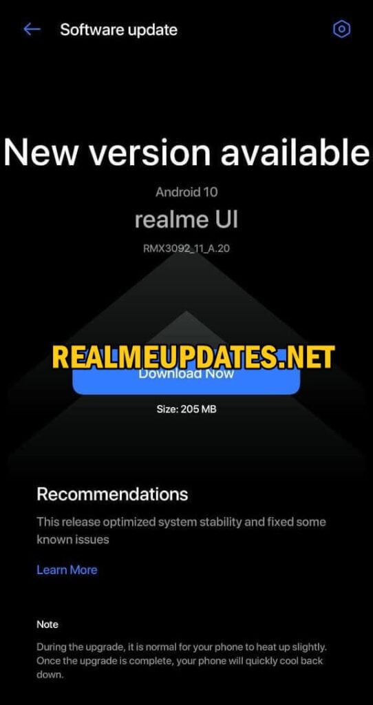 Realme X7 June 2021 Update Screenshot - Realme Updates