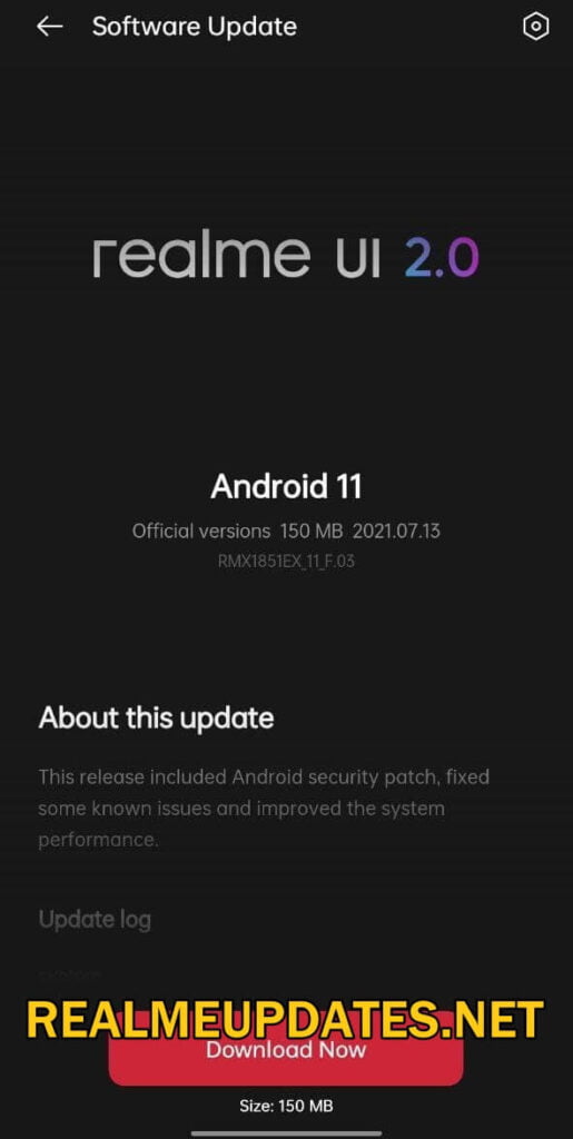 Realme 3 Pro Android 11 Realme UI 2.0 Stable Update Screenshot - Realme Updates