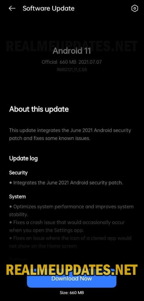 Realme X7 Pro Android 11 Realme UI 2.0 Stable Update Screenshot - Realme Updates