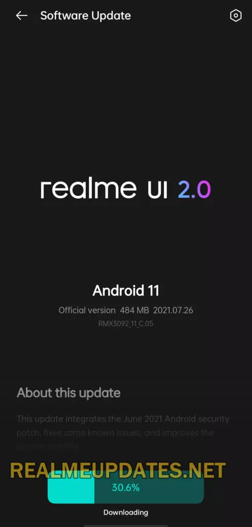 Realme X7 5G Android 11 Realme UI 2.0 Stable Update Screenshot - Realme Updates