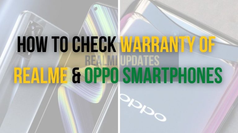 How To Check Warranty of Realme & OPPO Smartphones