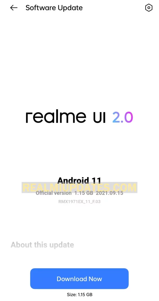 Realme 5 Pro Android 11 Realme UI 2.0 Stable Update ScreenShot - RealmiUpdates
