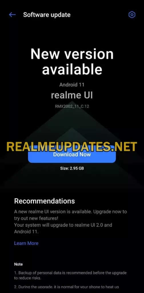 Realme 6i Android 11 Realme UI 2.0 Stable Update - Realme Updates