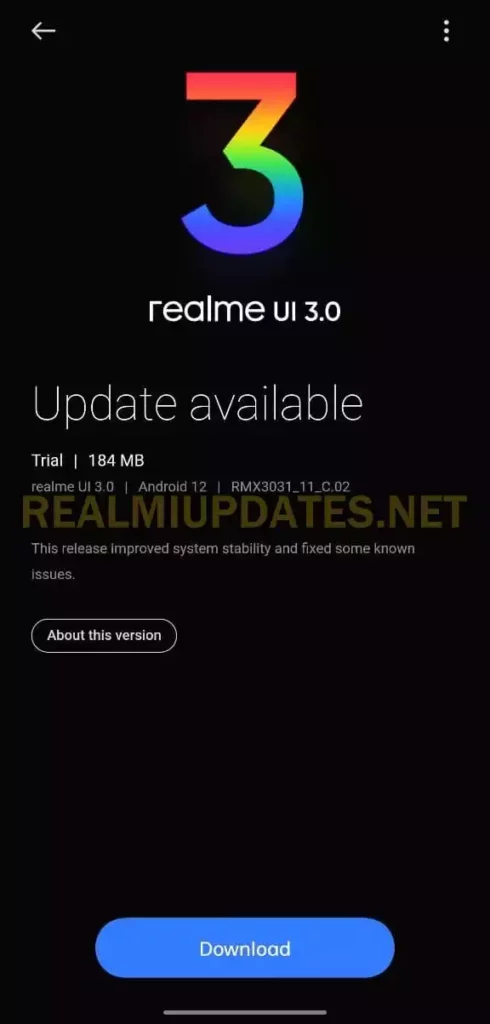 Realme X7 Max Realme UI 3.0 Android 12 Beta 2 Update Screenshot - RealmiUpdates.Com