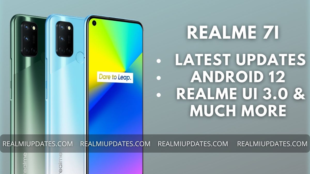Realme 7i Update Tracker - RealmiUpdates.Com