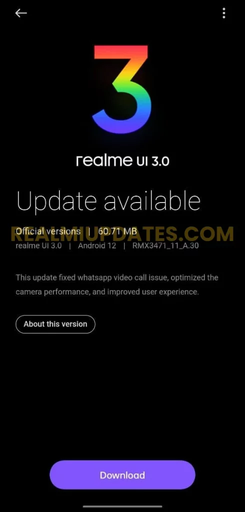 Realme 9 Pro February 2022 Security Update Screenshot - RealmiUpdates.Com