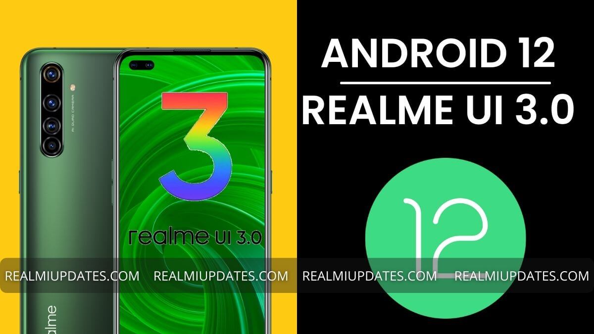 Realme X50 Pro Android 12 Realme UI 3.0 Update - RealmiUpdates