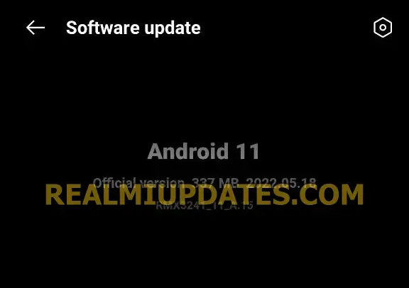 Realme 8 5G May 2022 Security Update Screenshot - RealmiUpdates.Com
