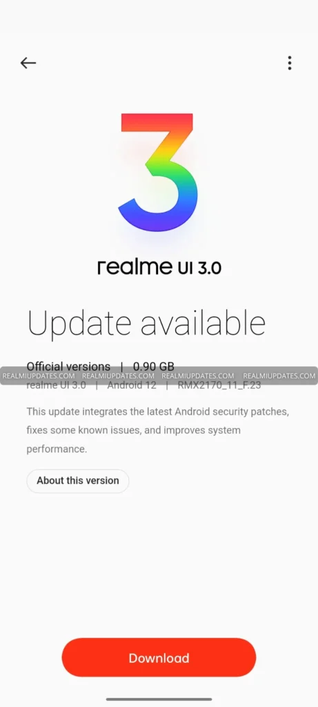 Realme 7 Pro October 2022 Security Update Screenshot - RealmiUpdates