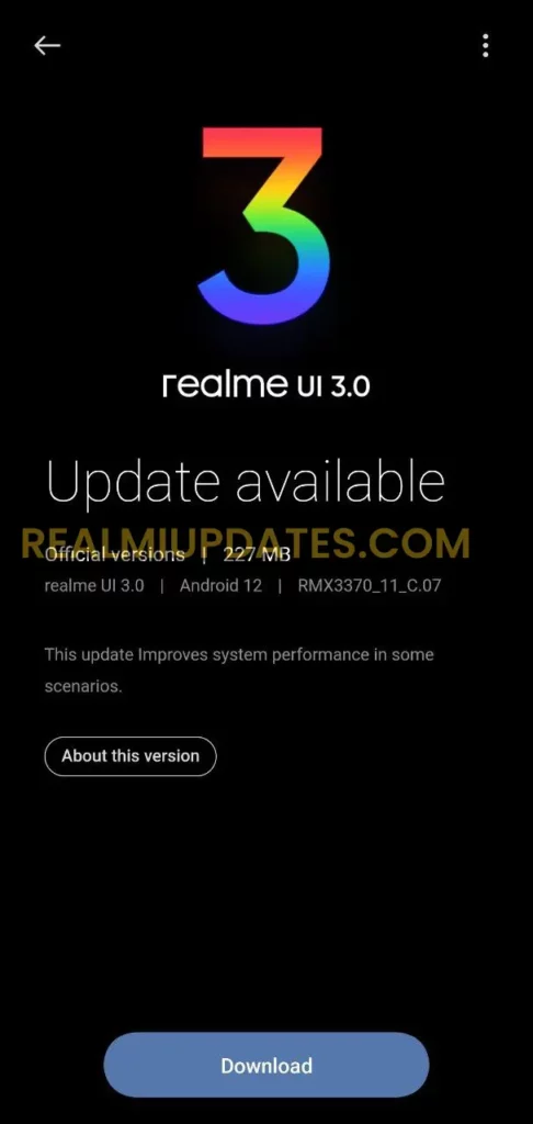 Realme GT Neo 2 July 2022 Update Screenshot - RealmiUpdates.Com