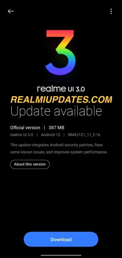 Realme X7 Pro September 2022 Security Update - RealmiUpdates