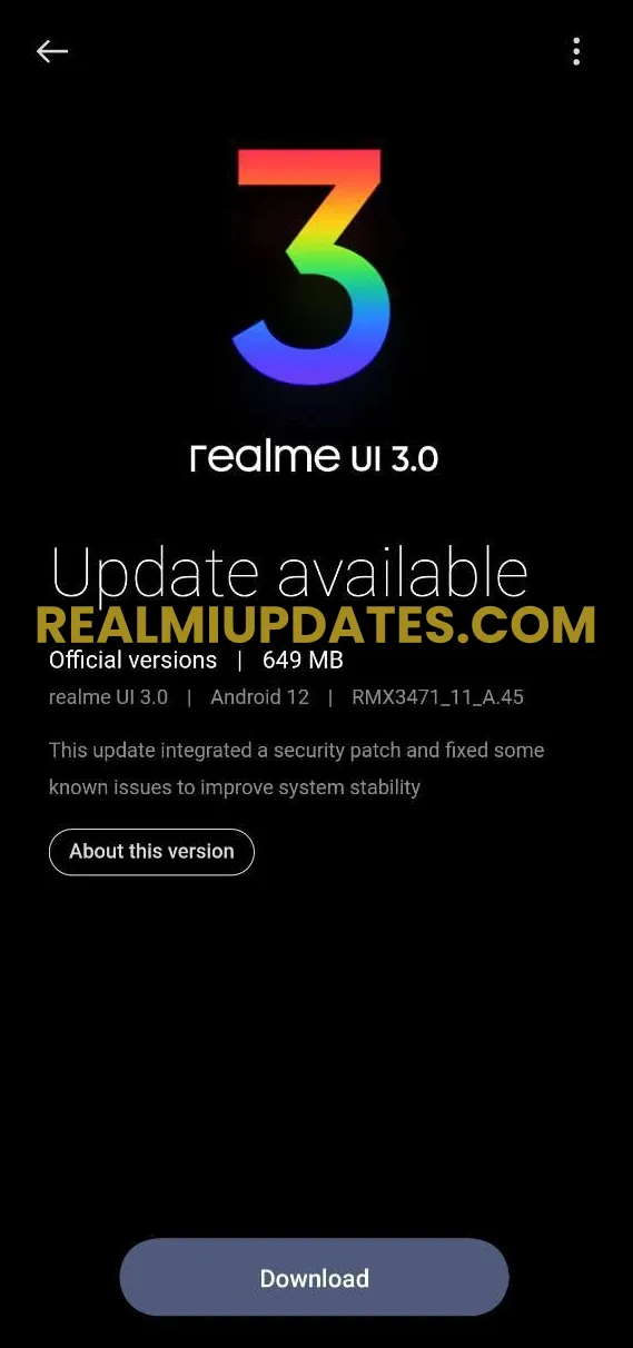 Realme 9 Pro October 2022 Security Update Screenshot - RealmiUpdates