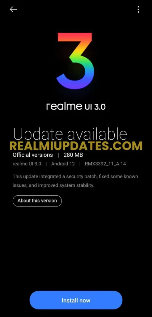 Realme 9 Pro Plus October 2022 Security Update Screenshot - RealmiUpdates